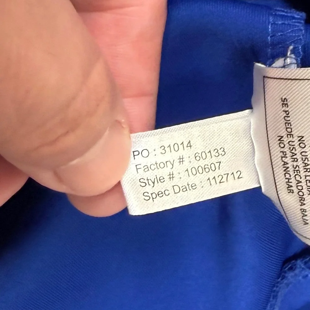 Antigua Bandon Dunes Golf Mens Large Royal Blue Quarter Zip Pullover Sweatshirt